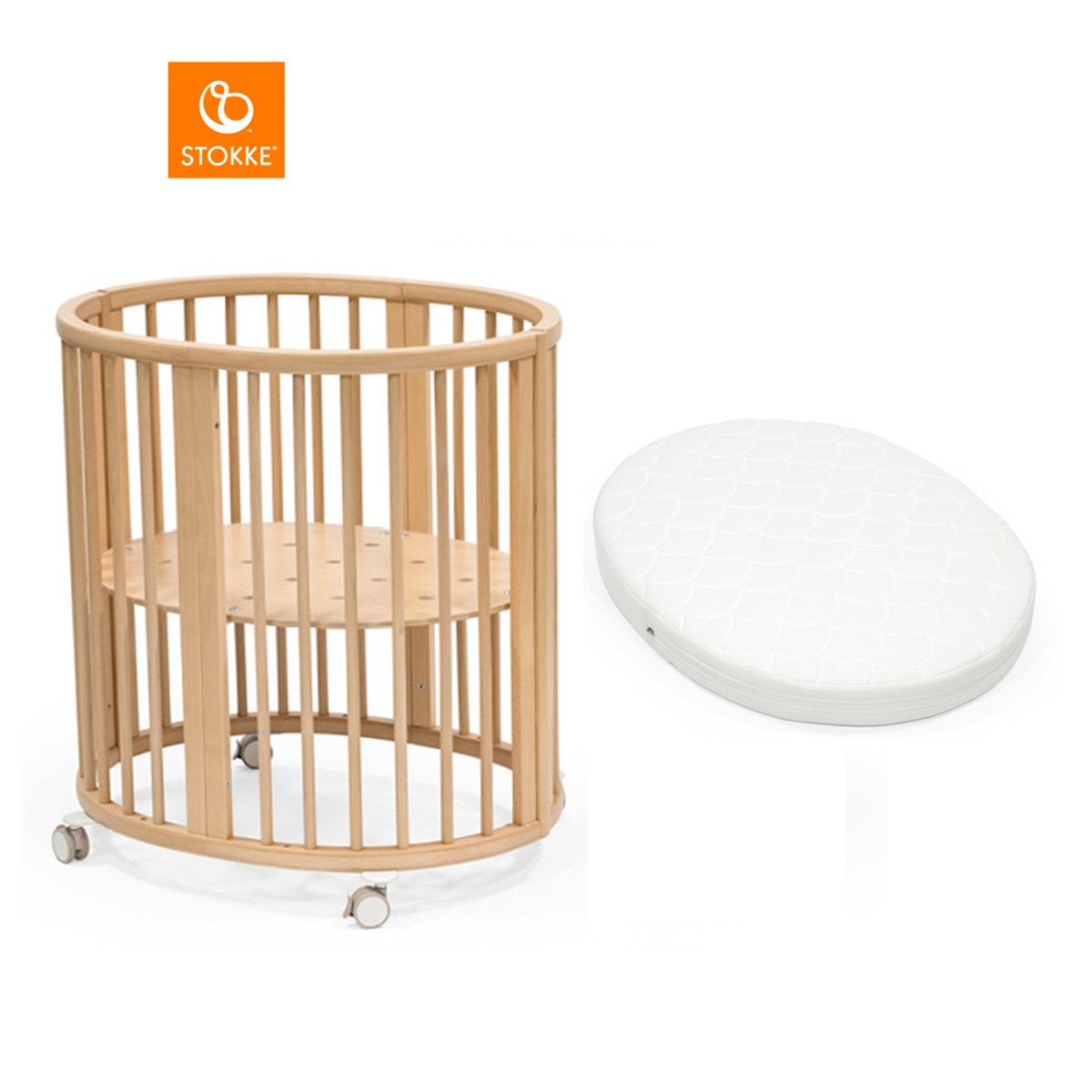 Mini-Berço Sleepi + Colchão de Cama Sleepi Natural-1
