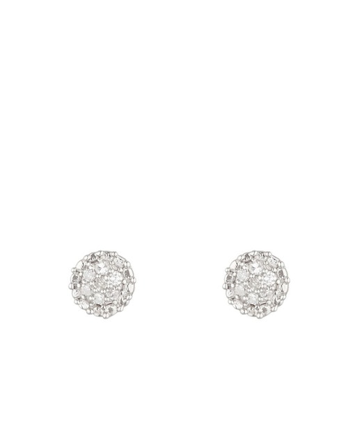 Imagen 0 de Pendientes "Round Stud" Diamanteses 0,02/14