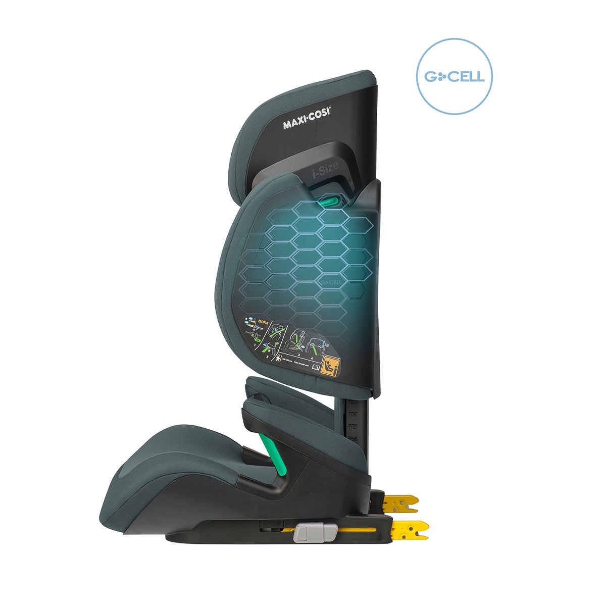 Silla de coche Maxi-Cosi Rodifix R Isofix  i-Size (100 - 150 cm)  Gris oscuro-12