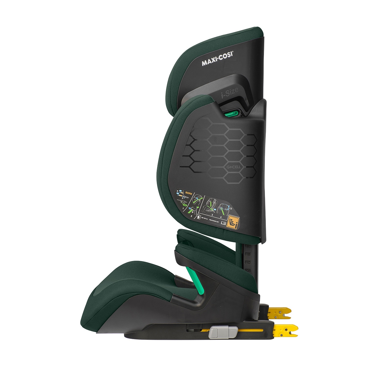 Silla de coche Maxi-Cosi Rodifix R Isofix  i-Size (100 - 150 cm)  Verde oscuro-10