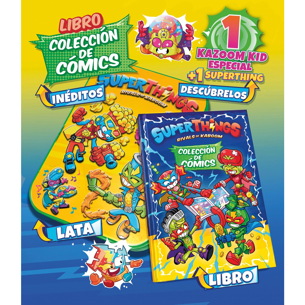 Imagem 0 de Libro Coleccionista Cómics Superthings - Neon Power & Beyond - LATA (Capa dura)