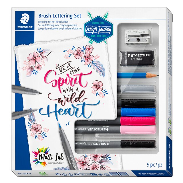 Imagen 0 de Set de arte brush lettering Staedtler