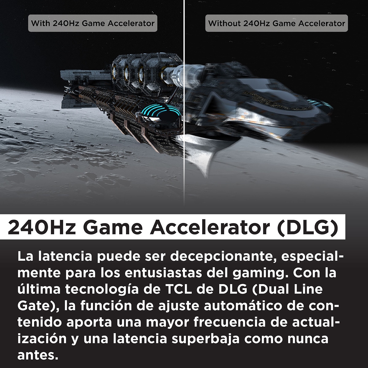 TV QD Mini LED 126 cm (50") TCL 50C805, 4K UHD 1300 nits, Smart Google TV Dolby Vision y Atmos, sonido Onkyo 2.1, Motion Clarity Pro de 144 Hz Titanio-10