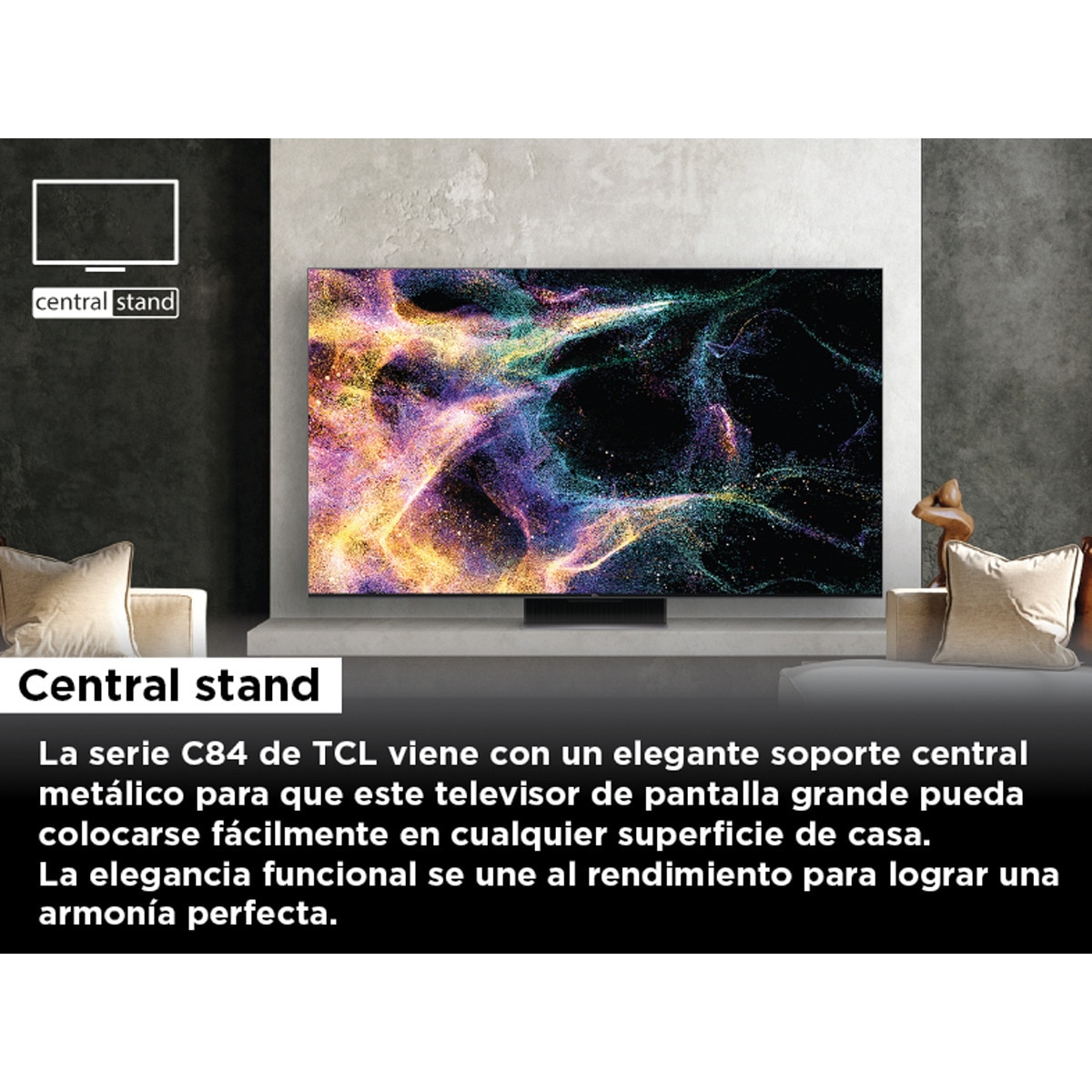 TV QD Mini LED 251 cm (85") TCL 85C845, 4K Ultra HD, Smart Google TV Dolby Vision y Atmos, sistema de sonido Onkyo 2.1, Motion Clarity Pro de 144 Hz Titanio-17