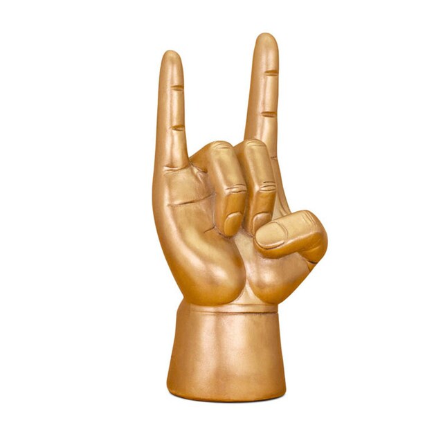 Imagem 0 de Suporte para Auriculares Mão Rock - Dourado