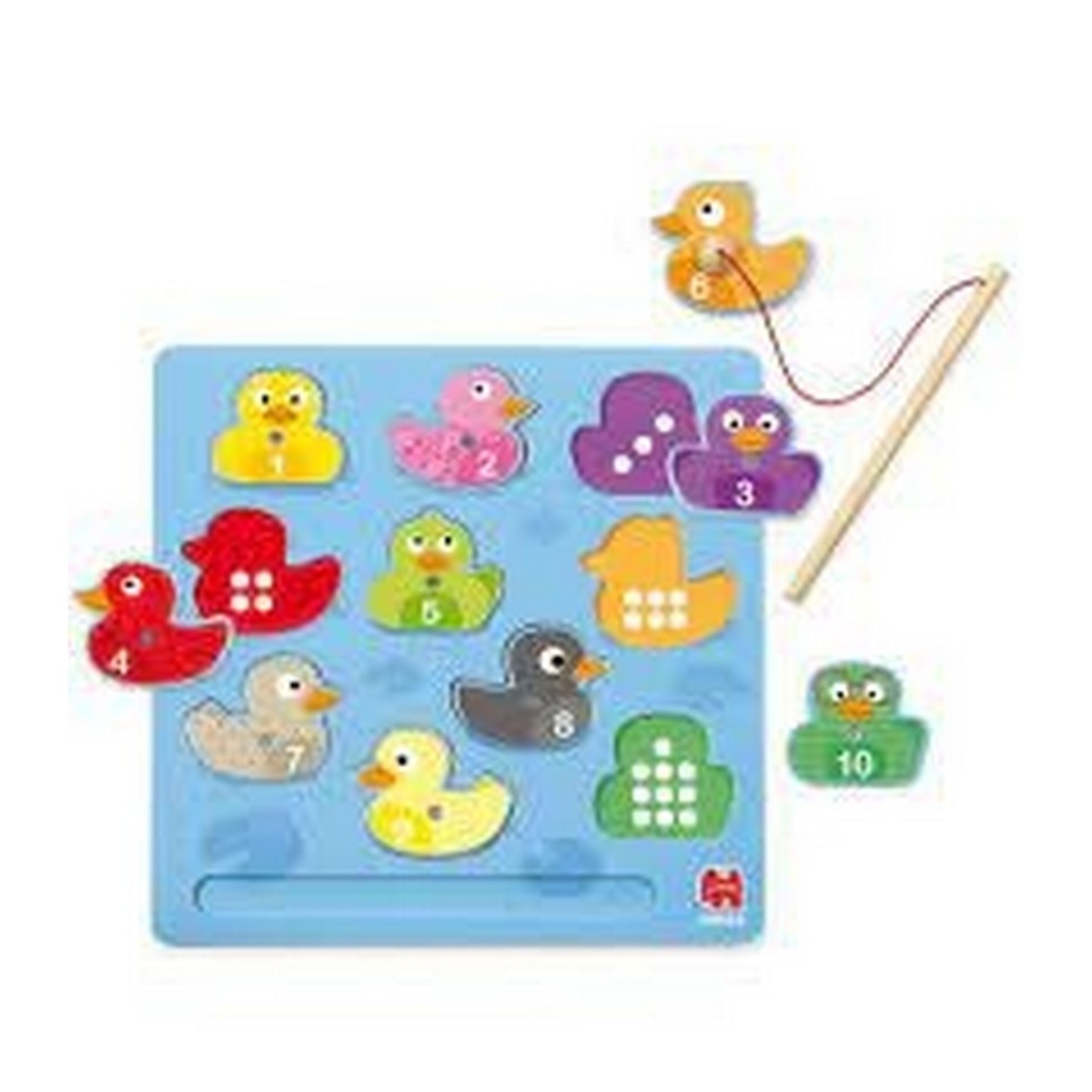 Imagem 0 de Puzzle de Madeira Magnético Patos Mágicos 11 Peças