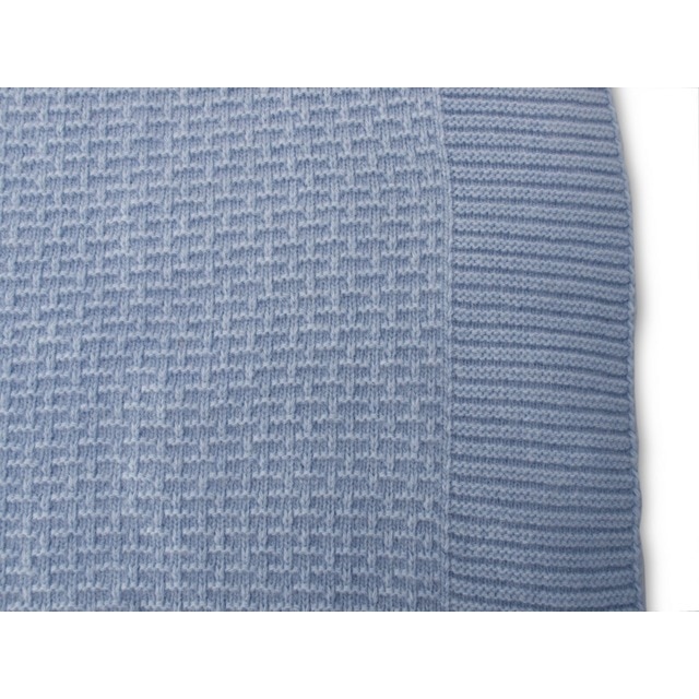 Imagem 0 de Manta Lambswool - Entraçada com Acabamento Canelado