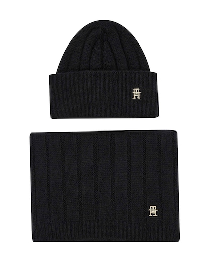 Imagen 0 de Pack regalo de gorro y bufanda Tommy Hilfiger