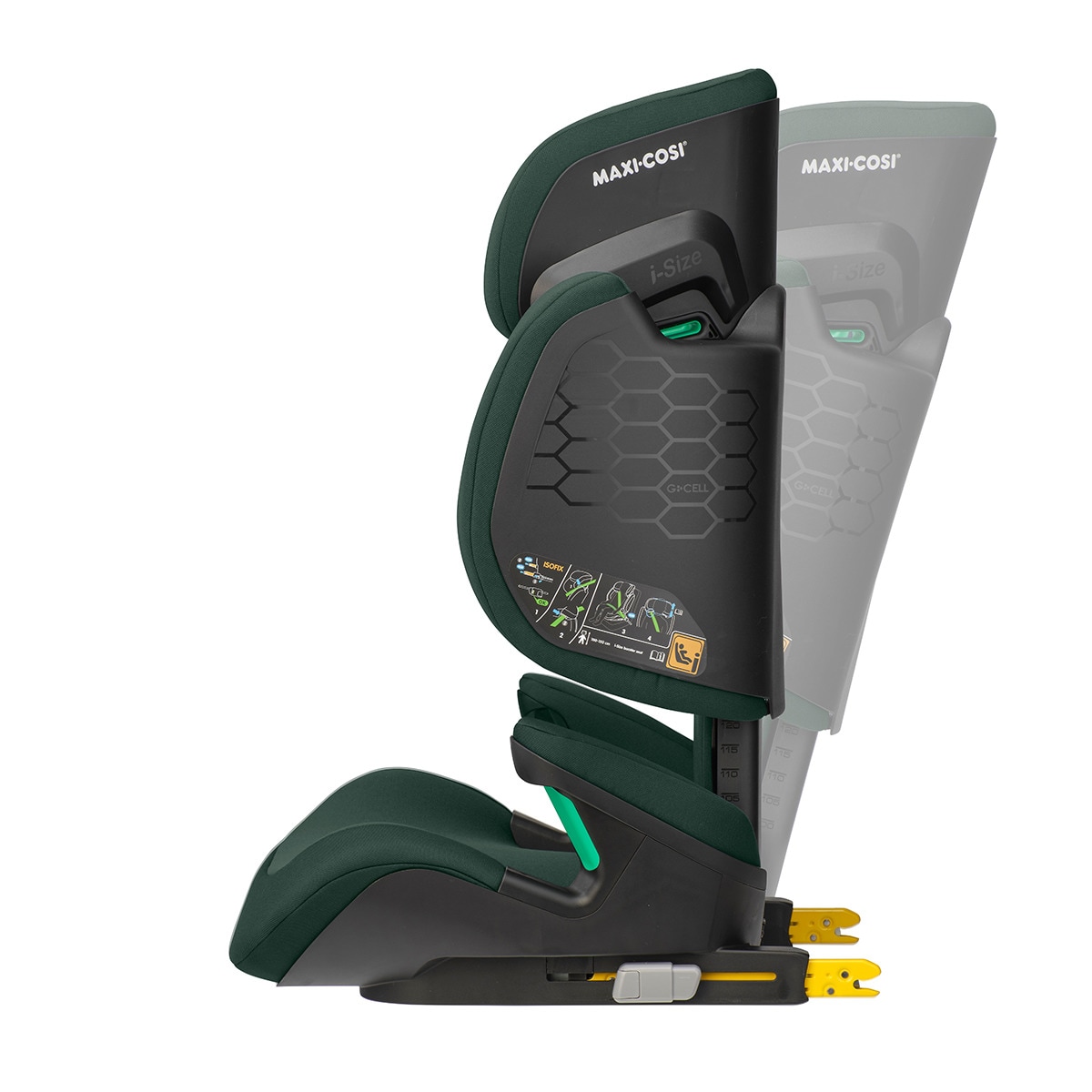 Silla de coche Maxi-Cosi Rodifix R Isofix  i-Size (100 - 150 cm)  Verde oscuro-3