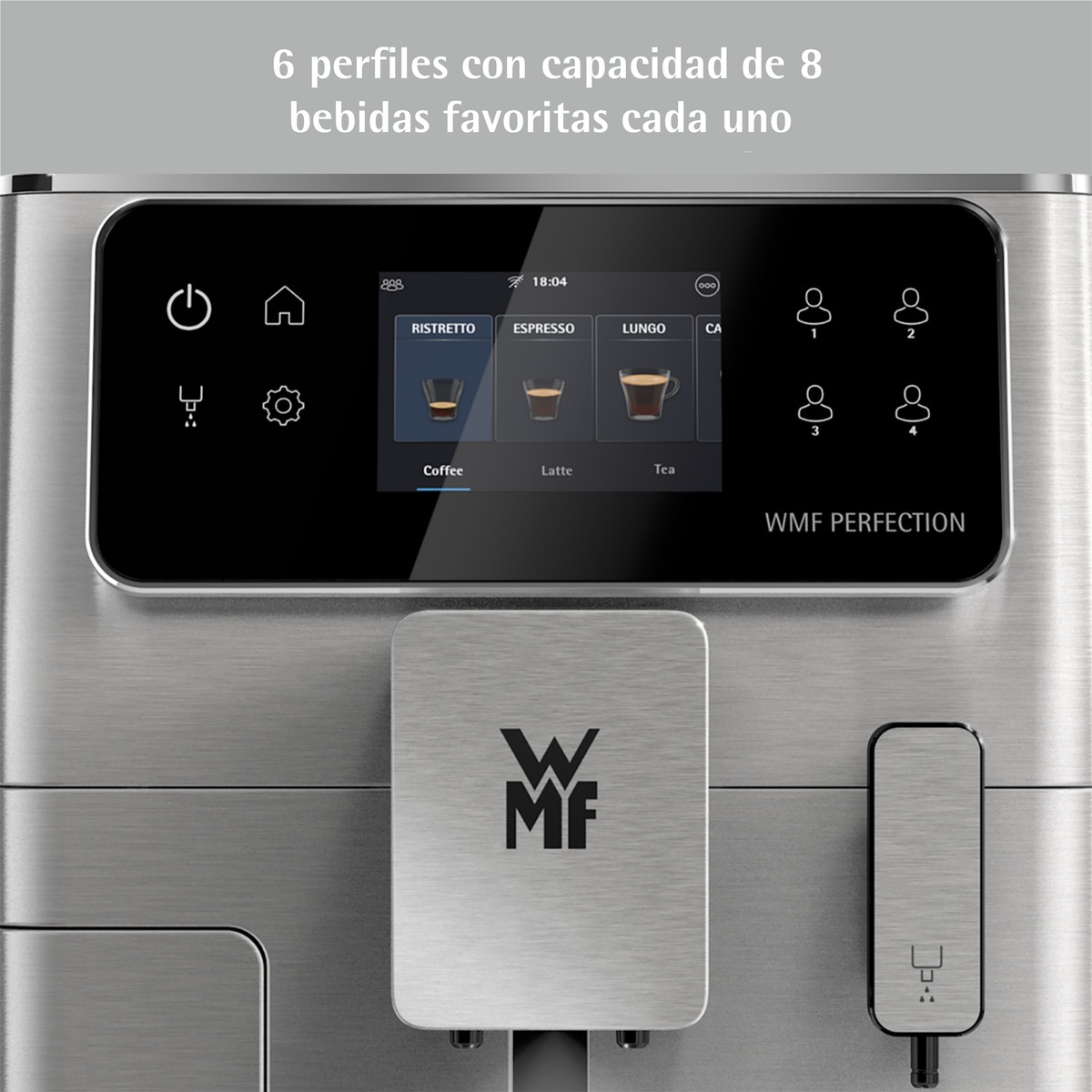 Cafetera Superautomática WMF Perfection 660 con sistema de limpieza Click & Clean Negro-5