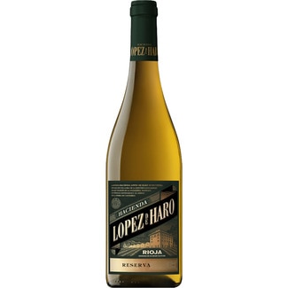 vino blanco viura reserva DOCa Rioja botella 75 cl - Hacienda Lopez De Haro