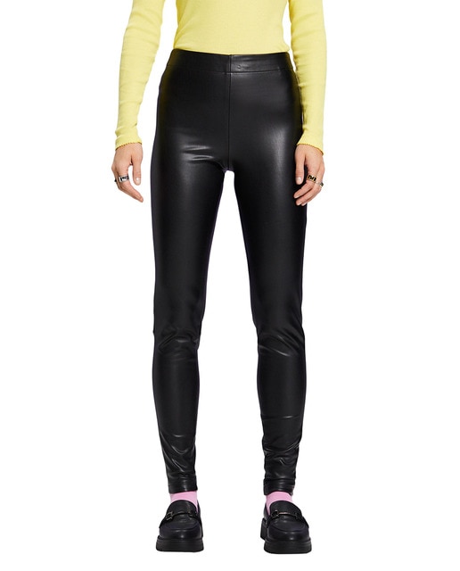 Imagen 0 de Leggings liso de mujer efecto piel