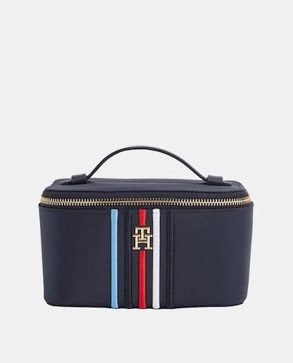 Imagen 0 de Neceser de nylon con rayas corporativas