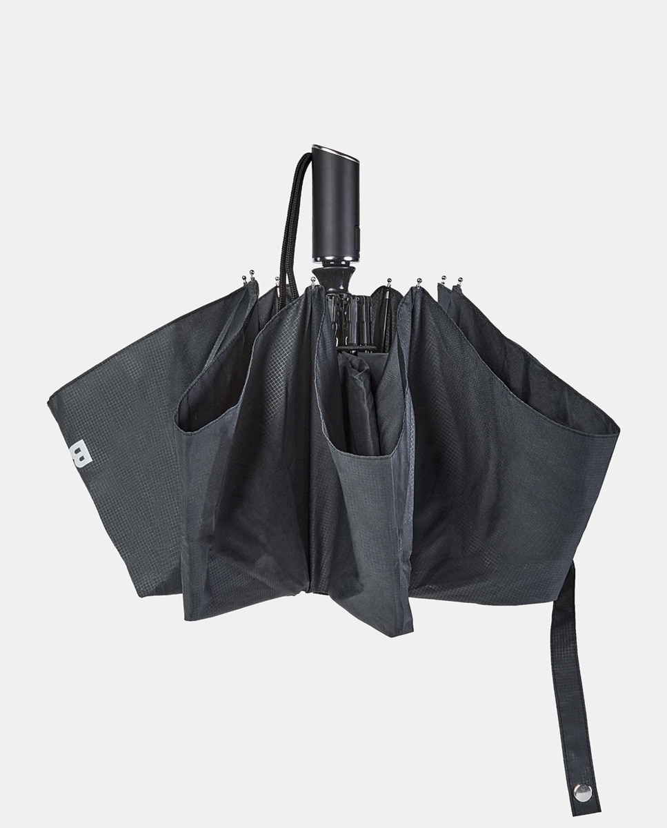 Guarda-Chuva Loop Pocket Automático Dobrável - Preto Preto-4