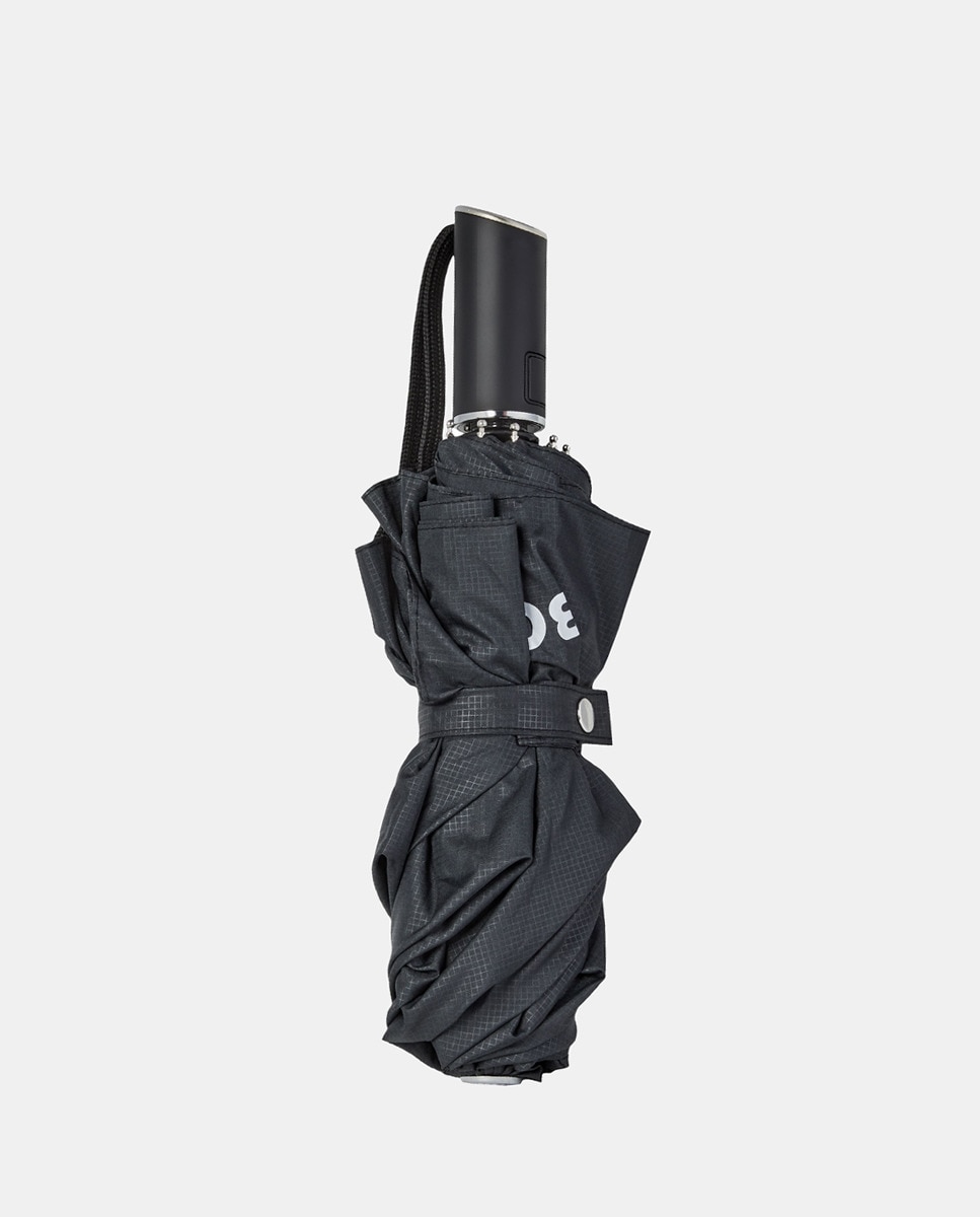 Guarda-Chuva Loop Pocket Automático Dobrável - Preto Preto-3