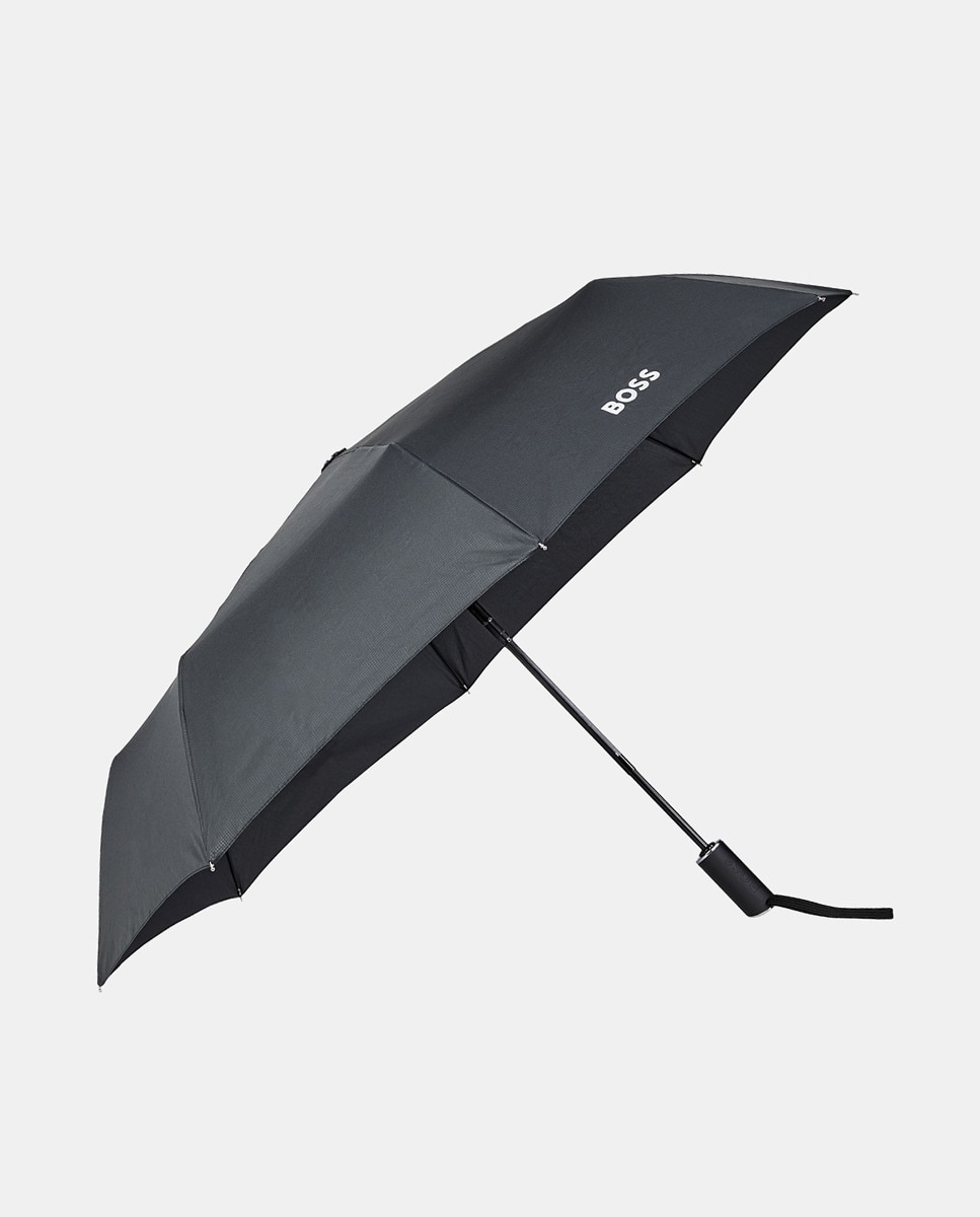 Guarda-Chuva Loop Pocket Automático Dobrável - Preto Preto-1