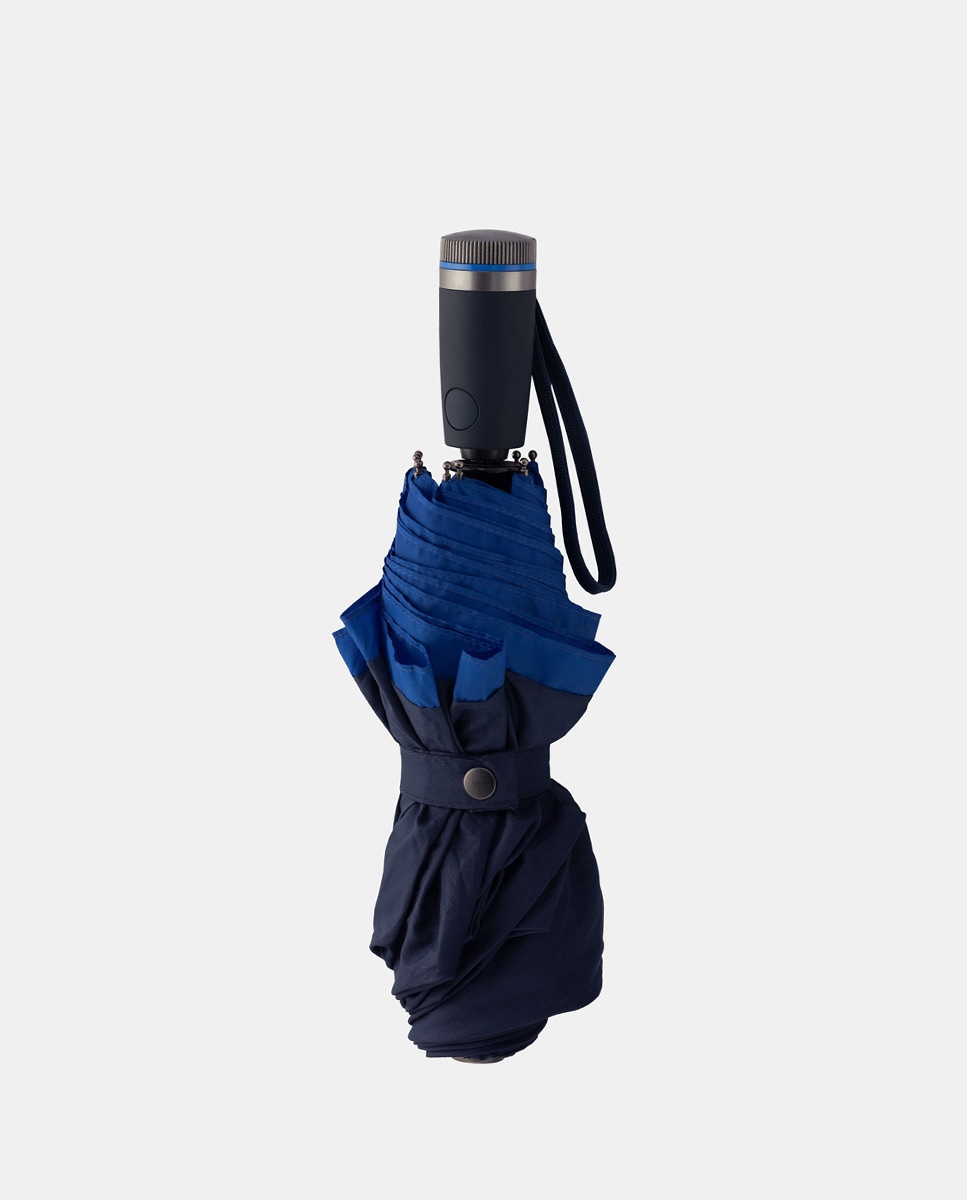 Guarda-Chuva Gear Pocket Dobrável Automático - Preto Verde-escuro-1