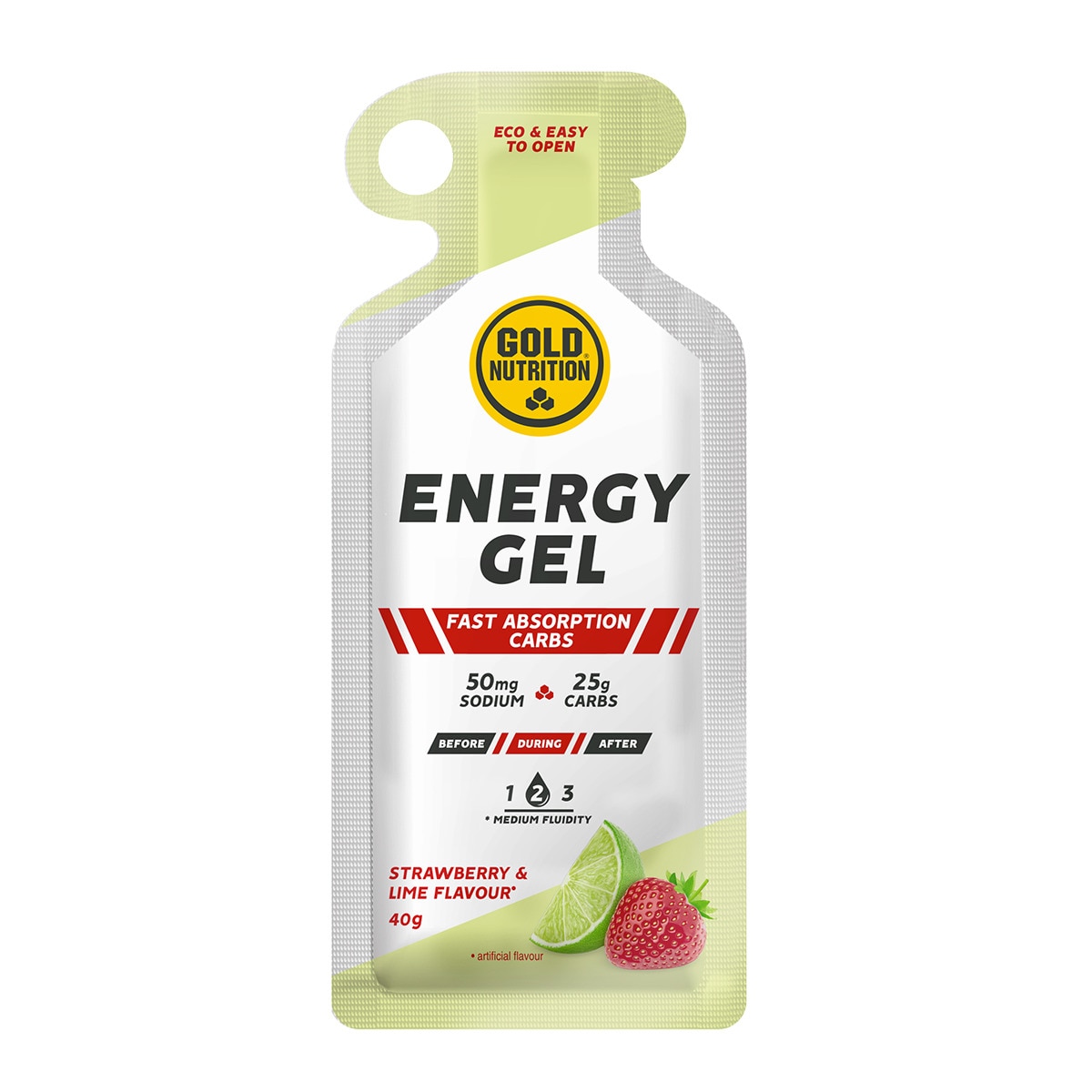 Gel Energético Sabor Morango e Lima Morango-1