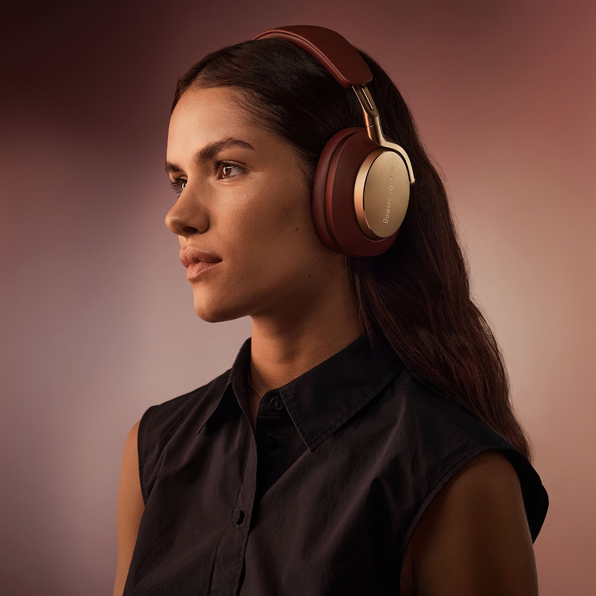 Auriculares diadema inalámbricos Bowers & Wilkins Px8 Royal Burgundy, con cancelación de ruido Burdeos-8