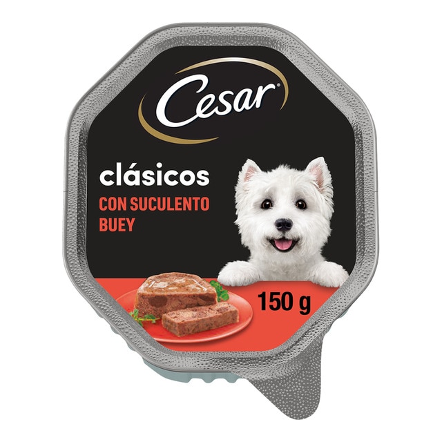 Imagen 0 de Comida húmeda para perros Cesar Clásicos paté buey