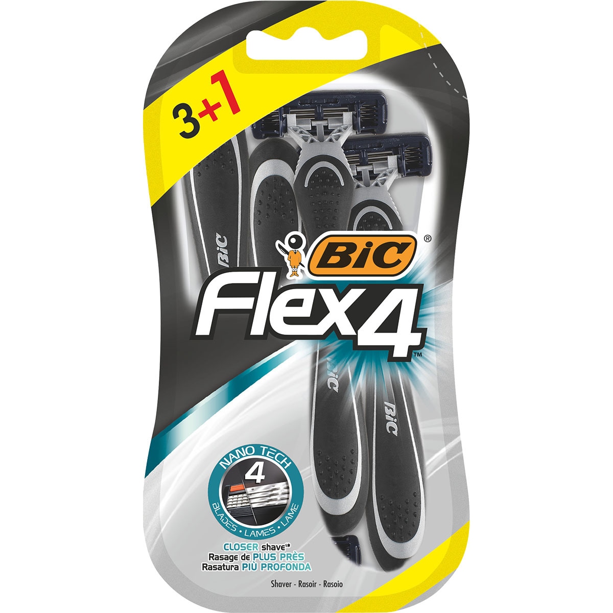 maquinilla de afeitar desechable Flex 4 blister 4 unidades