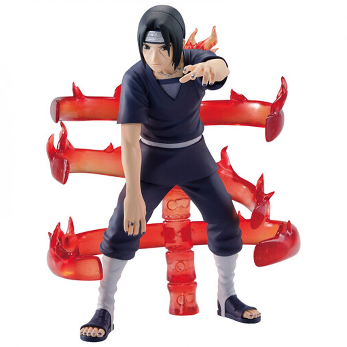 Estatua 13 cm Itachi con susano Naruto Banpresto 1