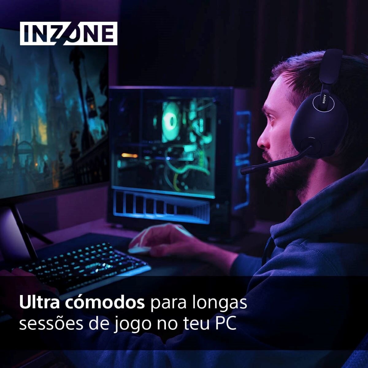 Auscultadores Gaming Sem Fios Sony Inzone H9 - Preto Preto-4