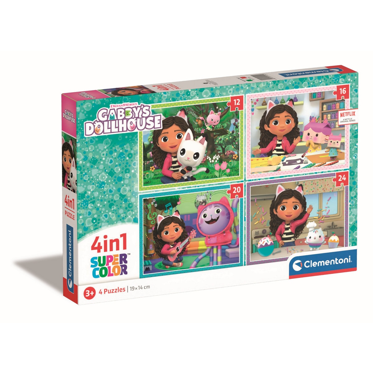 Imagem 0 de Puzzle 4 Em 1 Gabbys Dollhouse