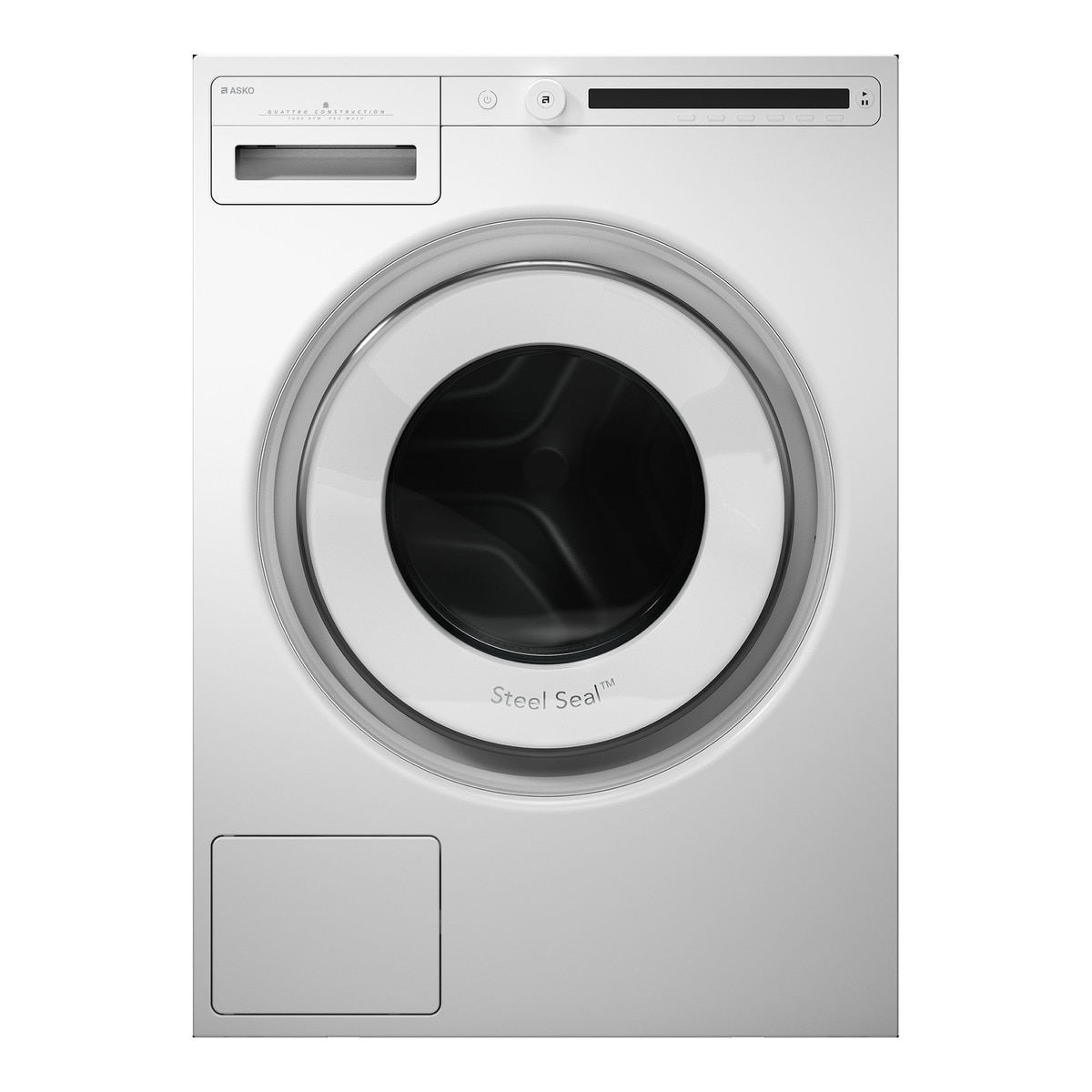 Lavadora Asko 9 kg / 1.600 rpm, autodosificación, LCD, 4 amortiguadores - W2096R.W Blanco-1