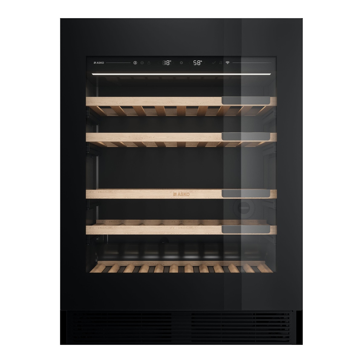 Imagem 0 de Garrafeira Encastrável Asko WCN15842G de 1 temperatura e para 44 Garrafas Standard - Preto