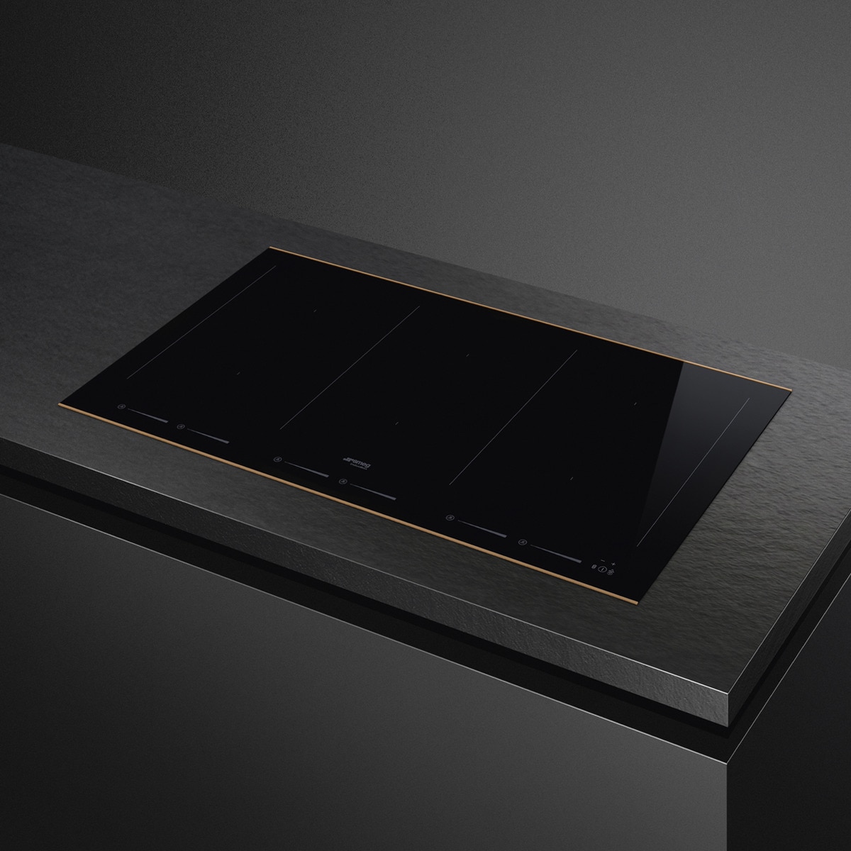 Placa de induccón Smeg 6 zonas de cocción - SIM6964R Negro-3