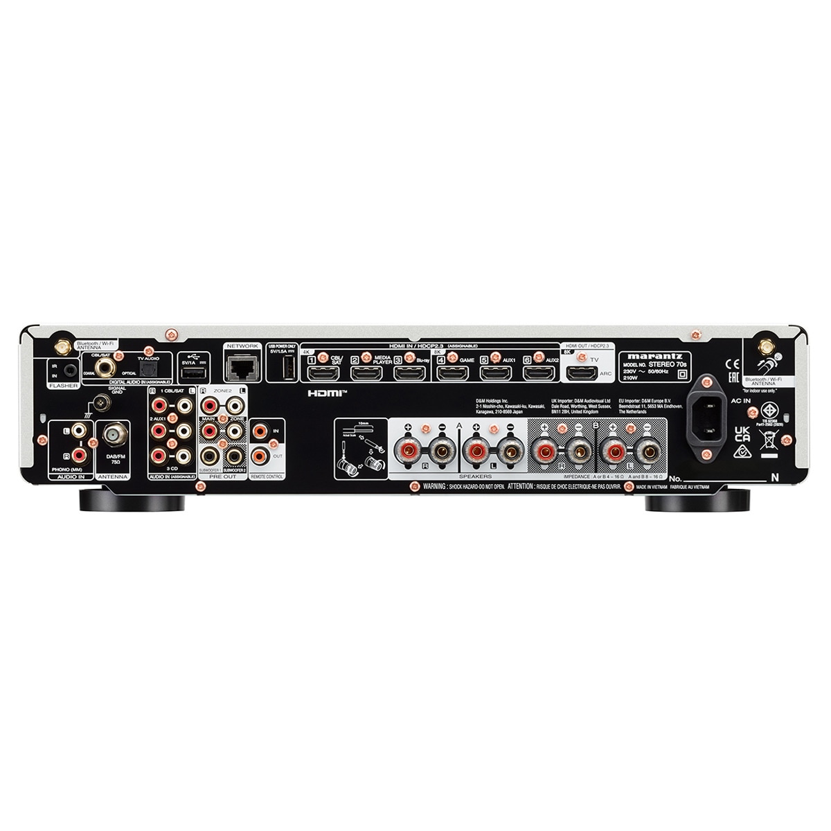 Receptor AV con amplificador integrado Marantz STEREO 70s Plata-4