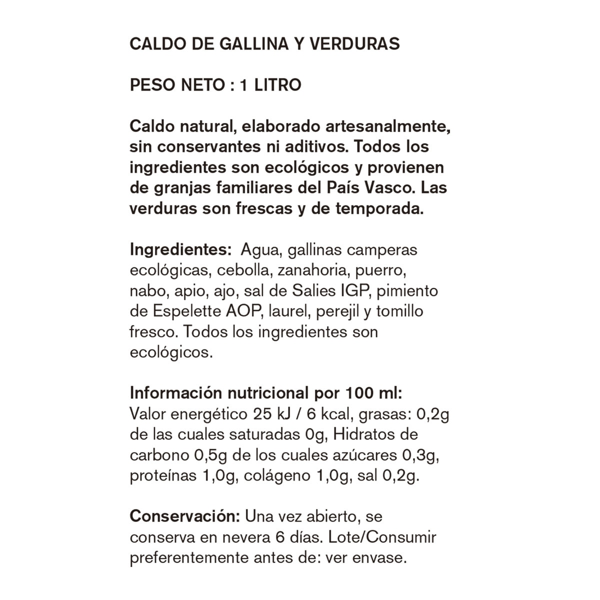 Caldo de gallina y verduras Dohatsu 2