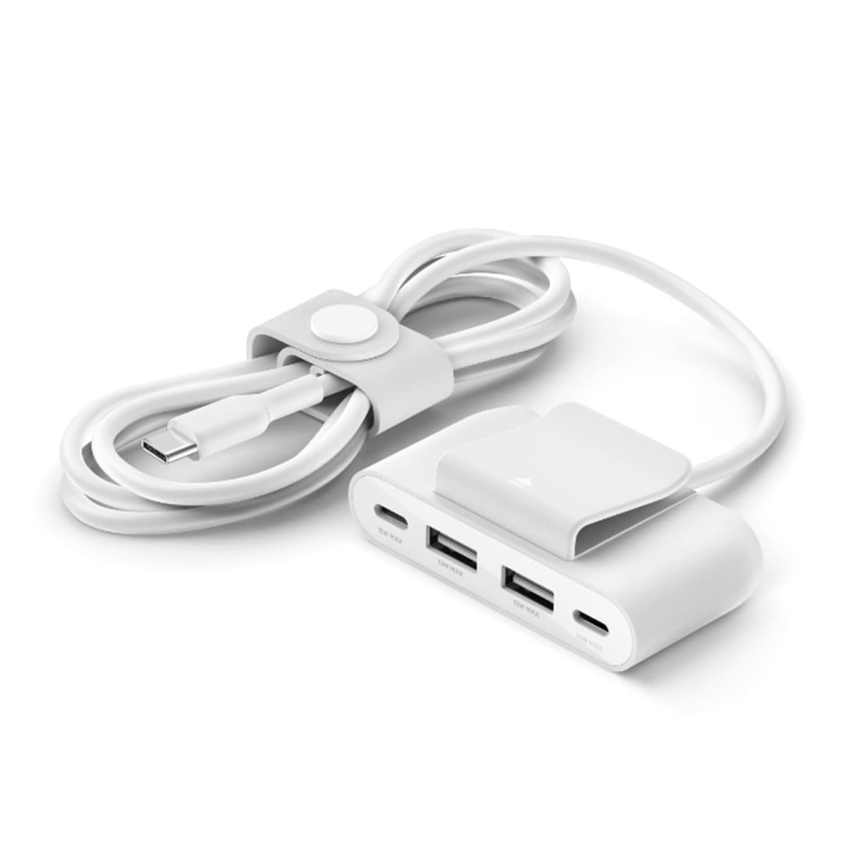 Extensor de corriente Belkin BoostCharge con 4 puertos USB Blanco-2