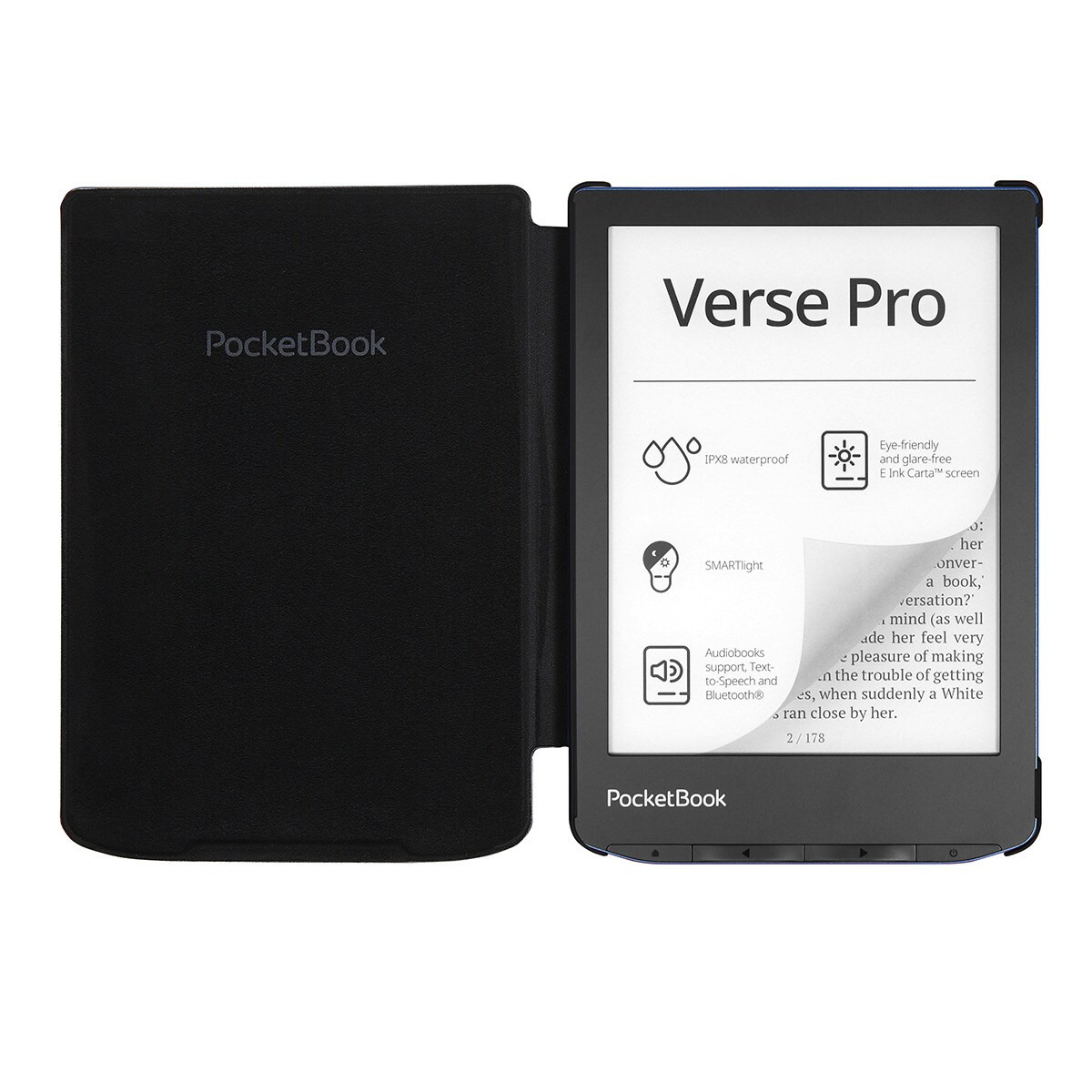 Funda PocketBook para eReader PocketBook Verse / Verse Pro Negro-3
