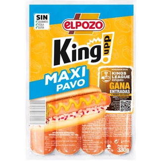Salsichas de Peru embalagem 330 g - Elpozo King