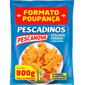 Pescadinos sem Glúten embalagem 850 g - Pescanova