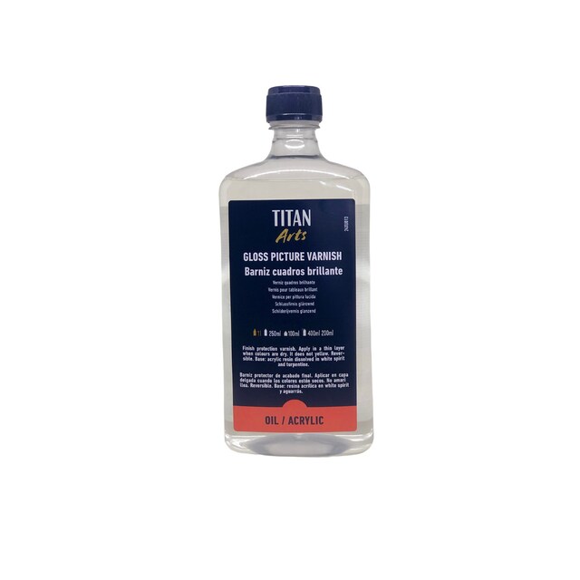Imagem 0 de TITAN Arts frasco de verniz brilhante 1000ml