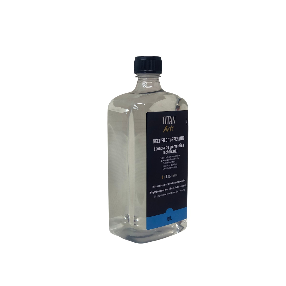 Botella de esencia de trementina rectificada 1000ml TITAN Arts 2