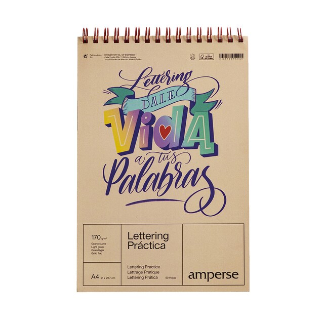 Imagen 0 de Bloc práctica A4 de lettering Amperse