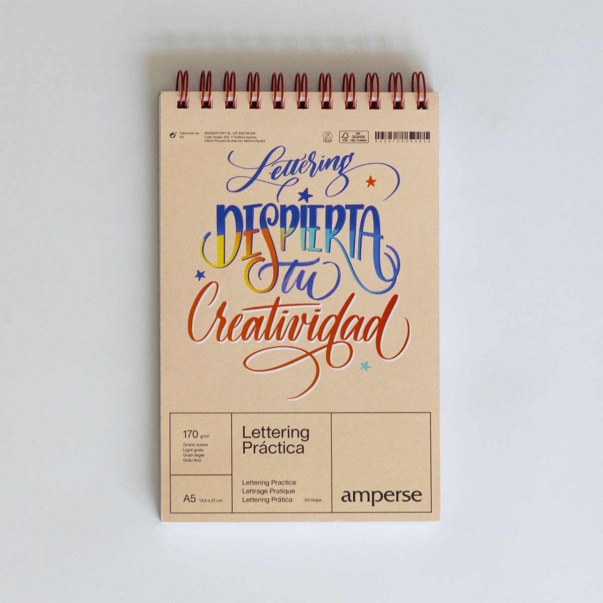 Bloc práctica A5 de lettering Amperse 11