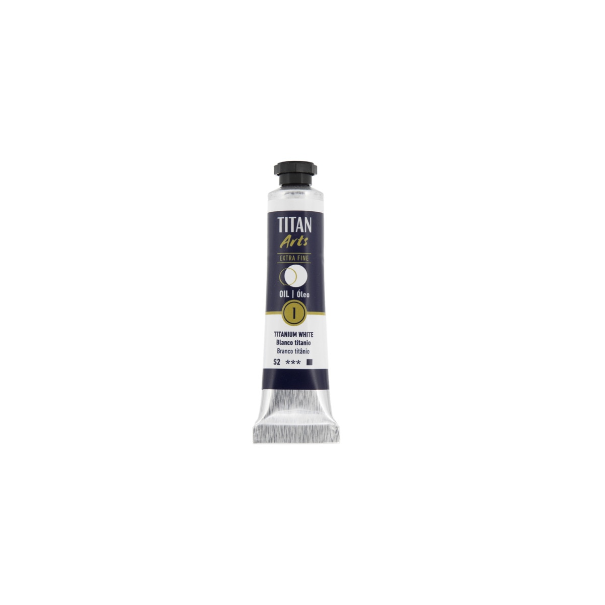 Tubo de Tinta de Óleo Extra Fine 20 ml - Branco-Titânio Branco Titânio-1