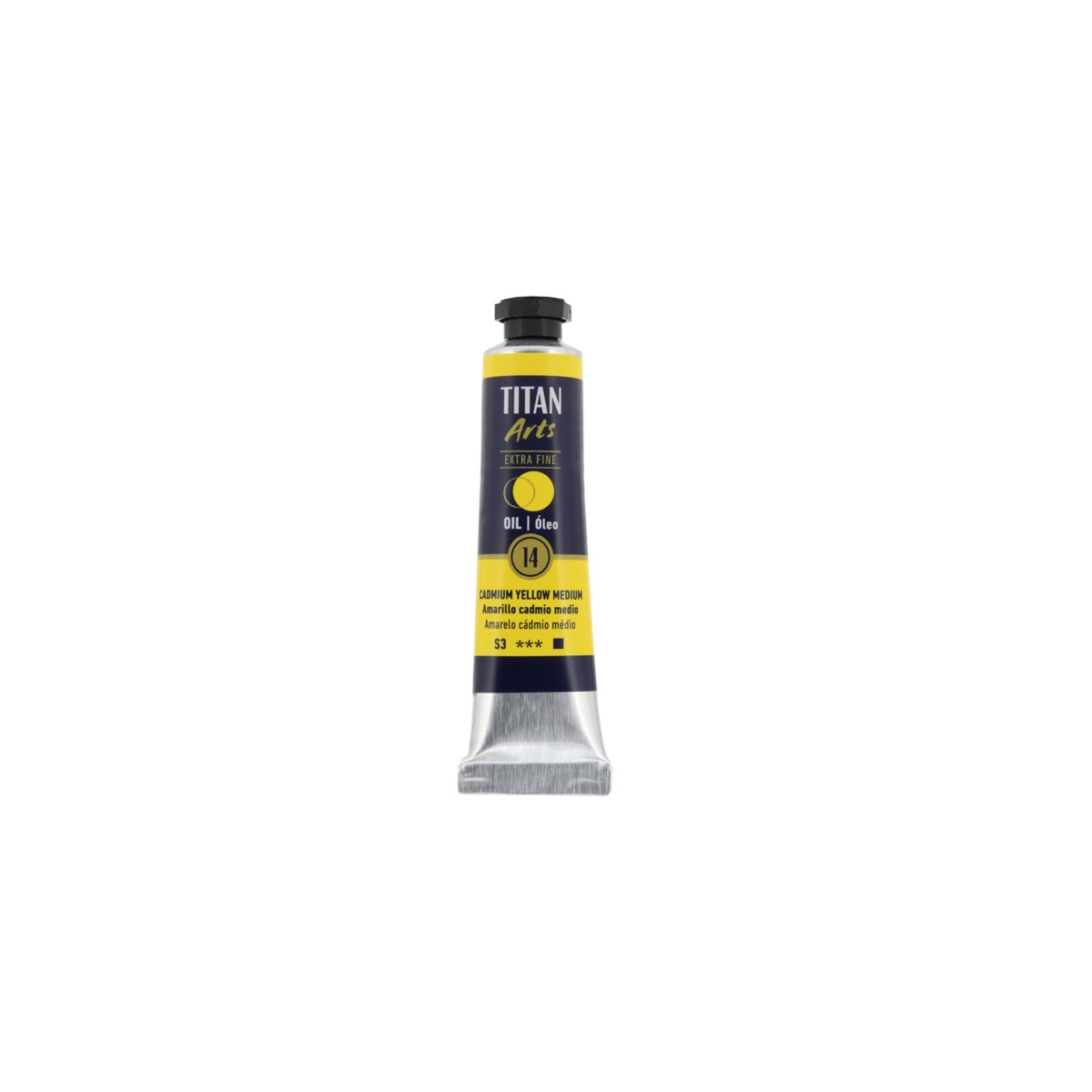 Tubo de Tinta de Óleo Extra Fine 20 ml - Amarelo-Cádmio-Médio Amarelo de Cádmio Médio-1
