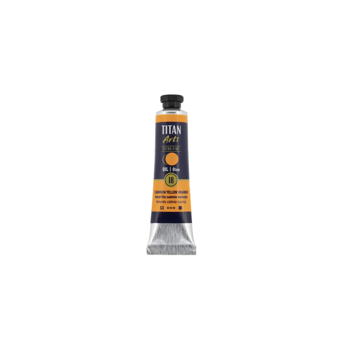Tubo de Tinta de Óleo Extra Fine 20 ml - Amarelo-Cádmio-Laranja Amarelo de Cádmio Laranja-1