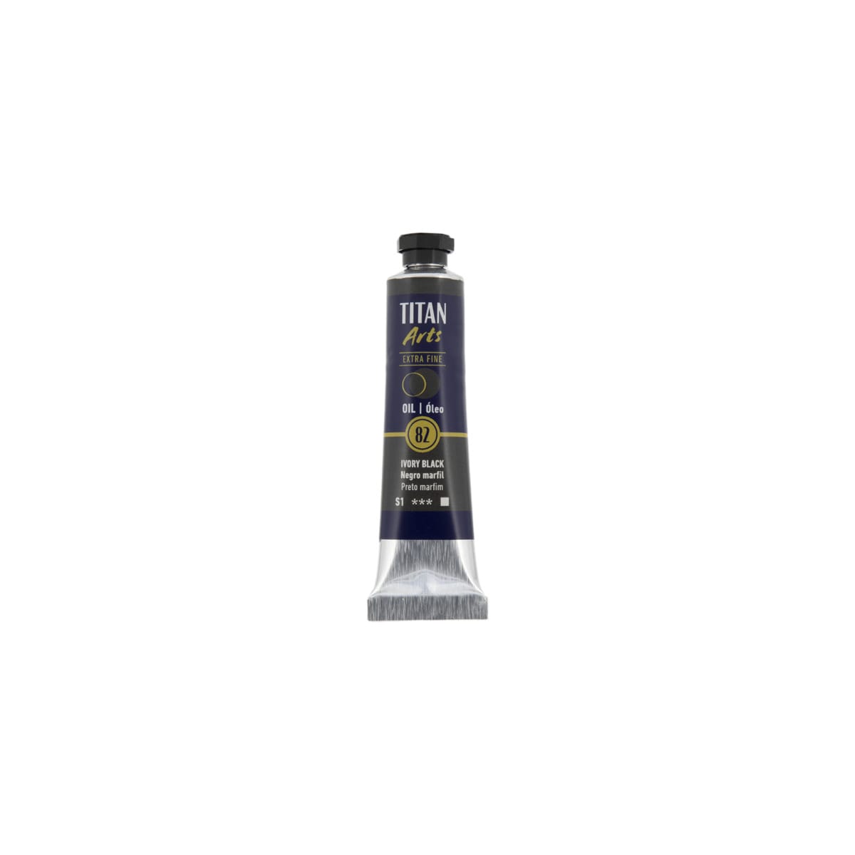 Tubo de Tinta de Óleo Extra Fine 20 ml - Preto-Marfim Preto de Marfim-1