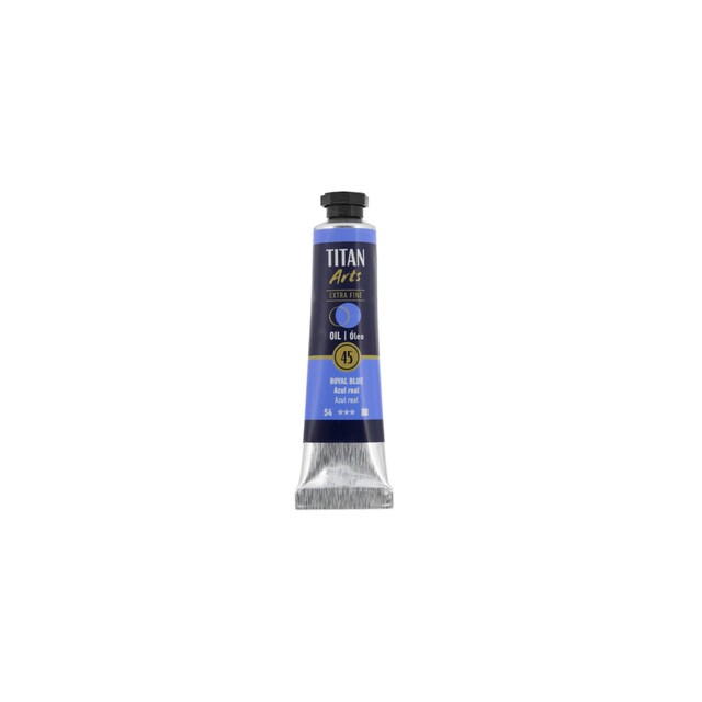 Imagen 0 de Tubo de pintura al óleo extra fine 20ml TITAN Arts azul real