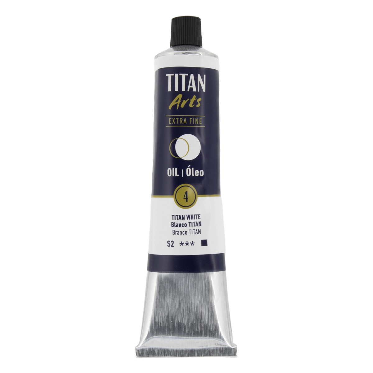 Imagen 0 de Tubo de pintura al óleo extra fine 200ml TITAN Arts blanco Titan