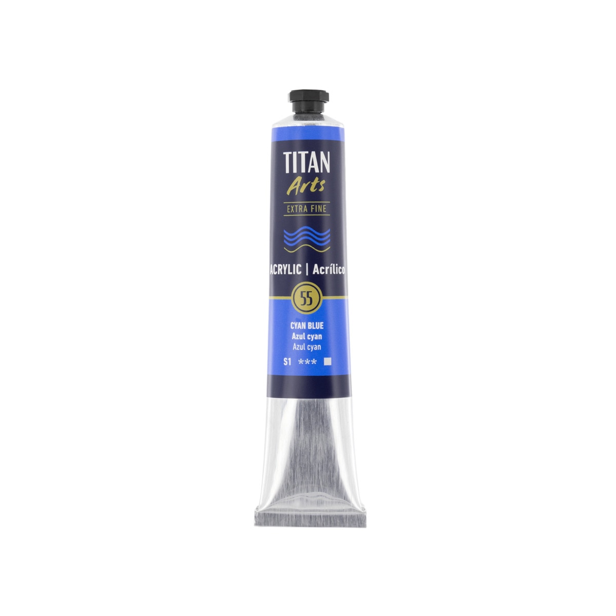 Tubo de Tinta Acrílica Extra Fine 60 ml - Azul-Ciano Azul Ciano-1