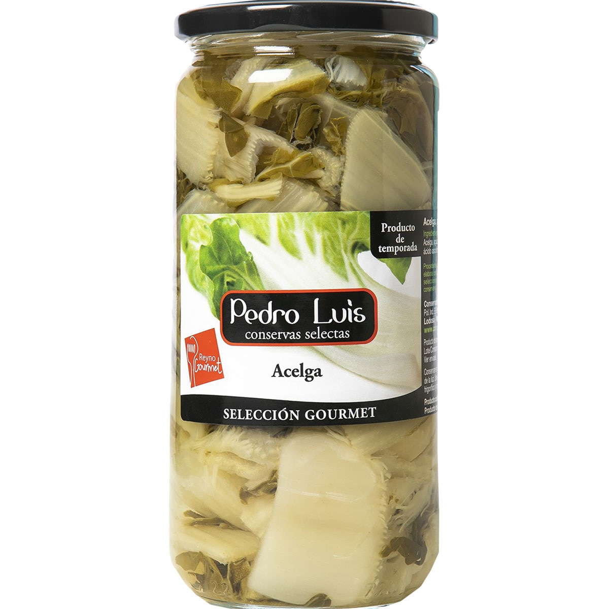 acelga selección gourmet frasco 425 g neto escurrido