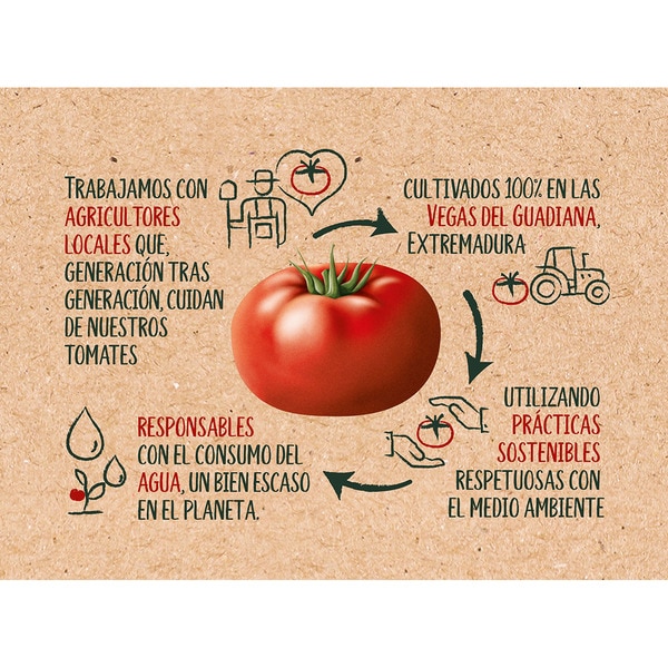 fried tomato sauce with olive oil gluten-free flask 725 g